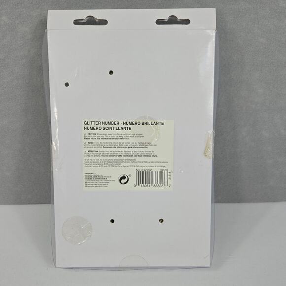 9 Inch Gold Glitter Number "0" Table Decoration Birthdays, Anniversary, Reunions - Picture 2 of 3